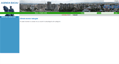 Desktop Screenshot of anunturi.agendabacau.ro