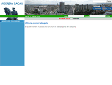 Tablet Screenshot of anunturi.agendabacau.ro